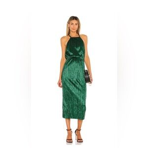 House of Harlow 1960 x Revolve Farrah Dress - Emerald Green (L)
